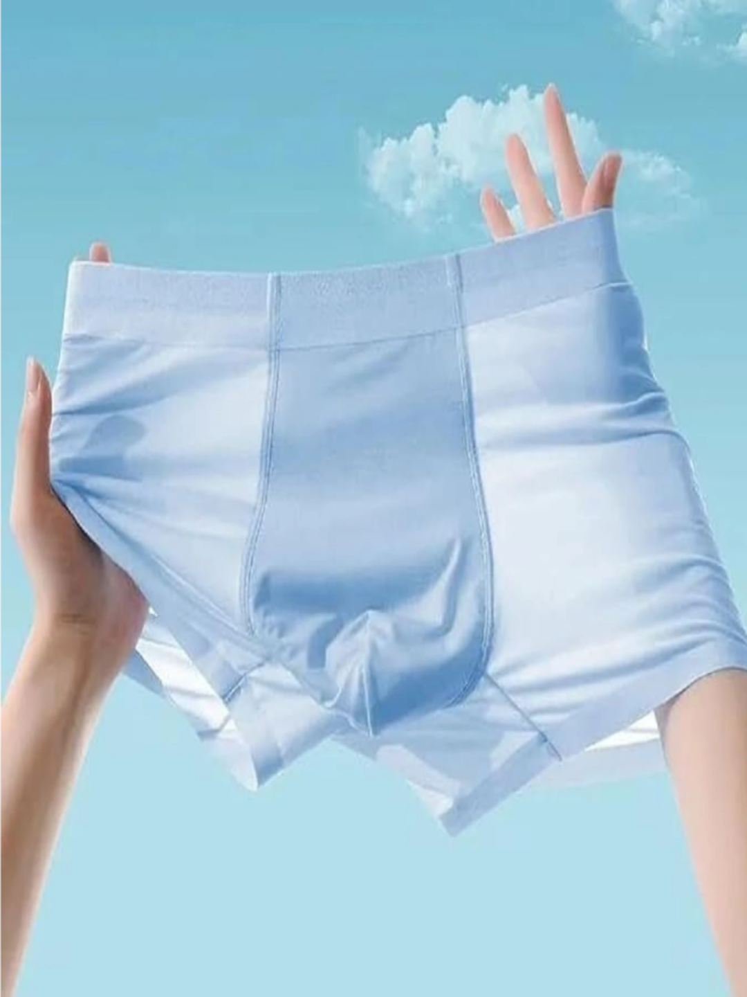 Men’s Ice Silk Briefs Boxers – Ultra Soft & Breathable (Pack of 3)