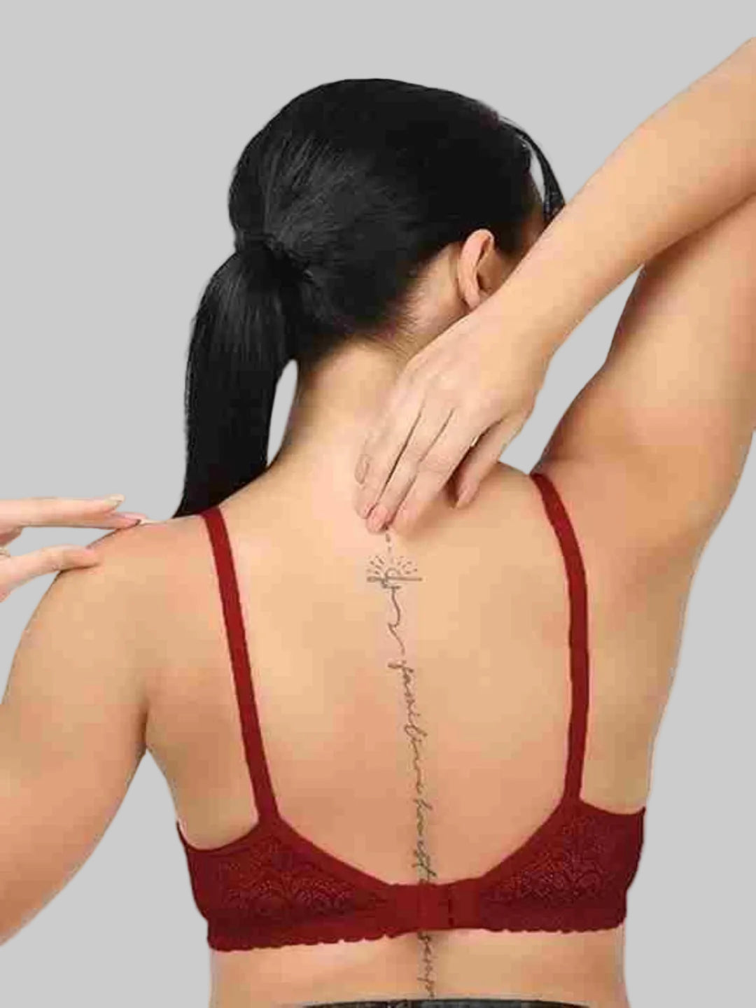 Girls Full Coverage Non-Padded Net Bra – Multicolor (Pack of 2)