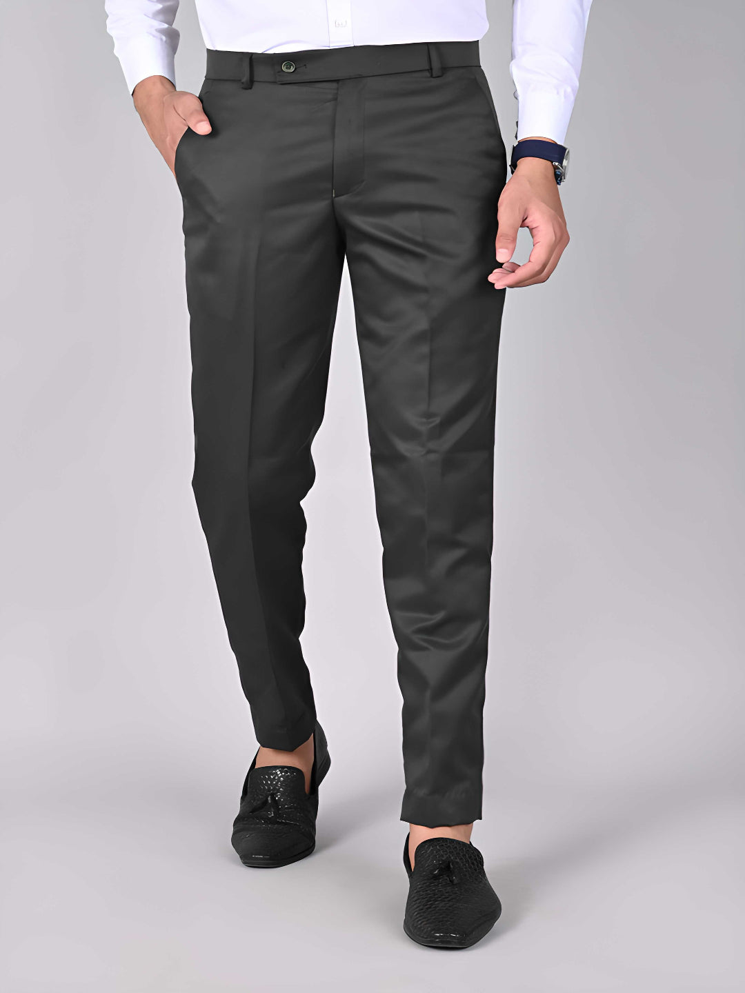 Men’s Formal Cotton Trousers – Regular Fit