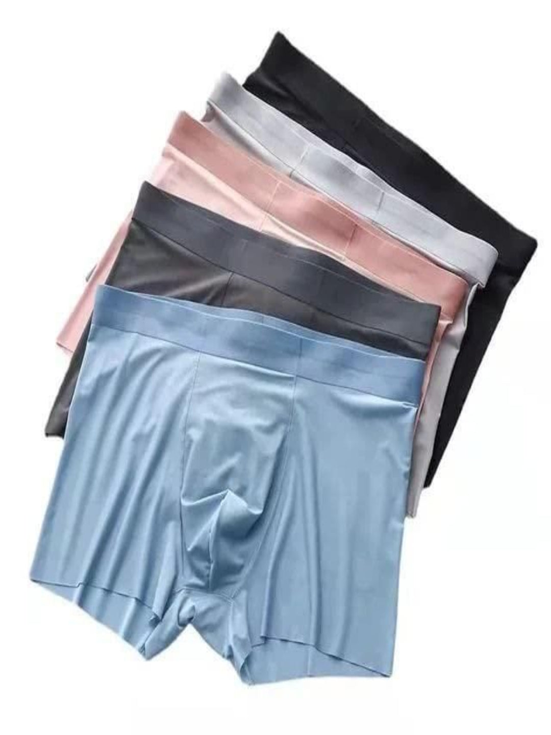 Men’s Ice Silk Briefs Boxers – Cooling & Breathable (Pack of 4)