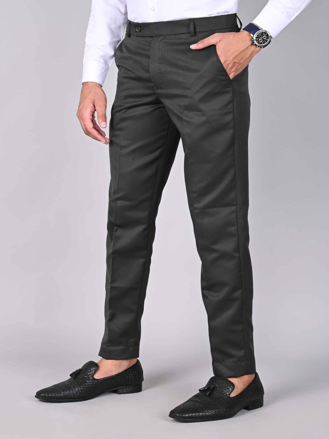 Men’s Formal Cotton Trousers – Regular Fit