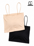 Novoracart Women's Premium Ice Silk Seamless Padded Sports Bra | slim Straps | Full Coverage | Breathable |Combo Bra Pack of 2